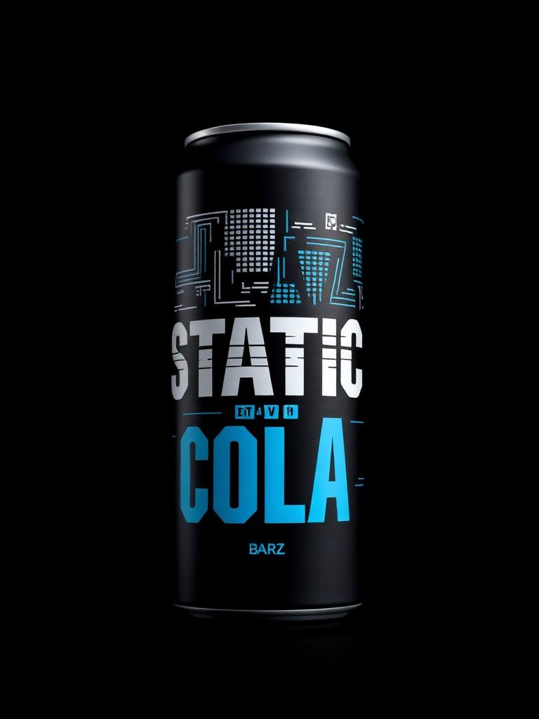 STATIC COLA SKG bottle — black lager · cola / smoked vanilla